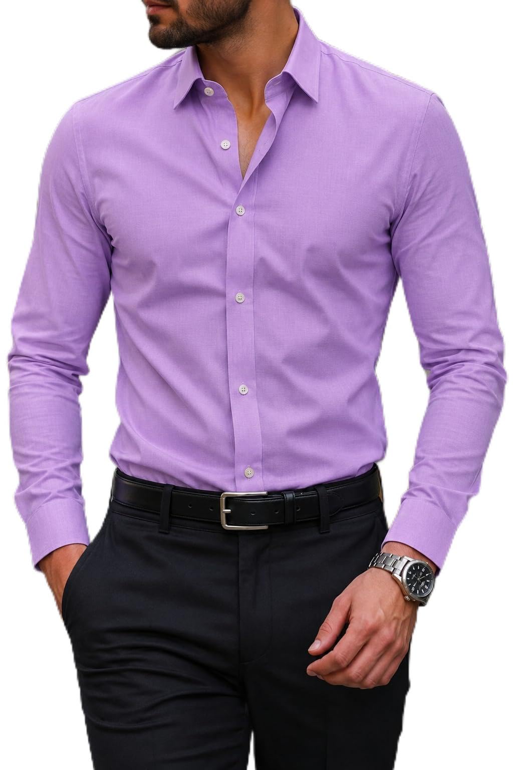 Branded Men's Unstitched Shirt Fabric (Pack of 1 Shirt Piece)-image-1