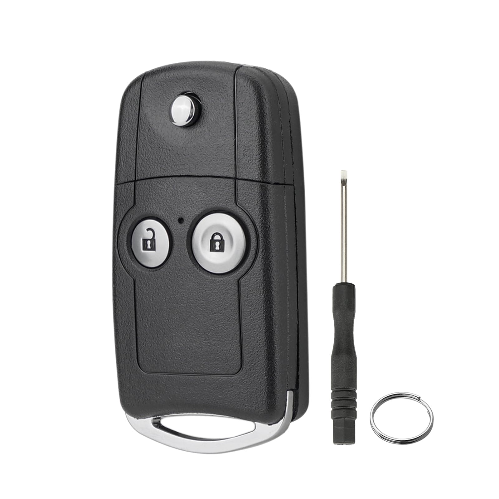 2 button Flip Car Key Fob Case Replacement For Honda CRV Civic Accord Jazz HRV ECT Key Cover Housing With Screwdriver key Ring