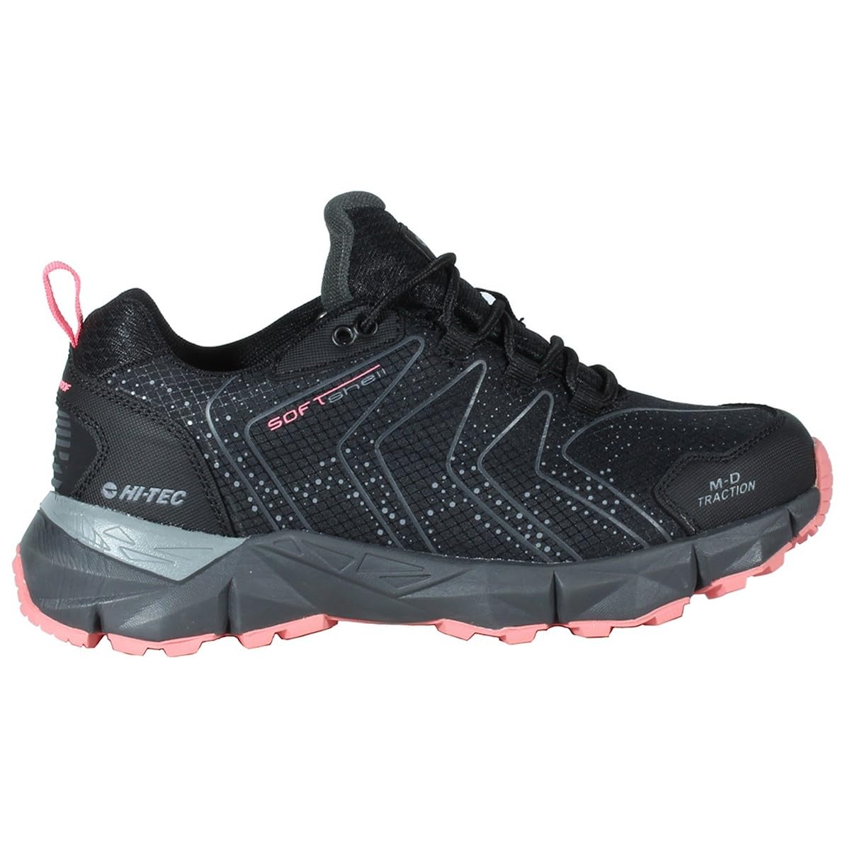HI-TEC Zapatillas de Trekking Mujer RONCAL Low, Calzado Senderismo Mujer, Zapatillas de Uso Diario Mujer Impermeables