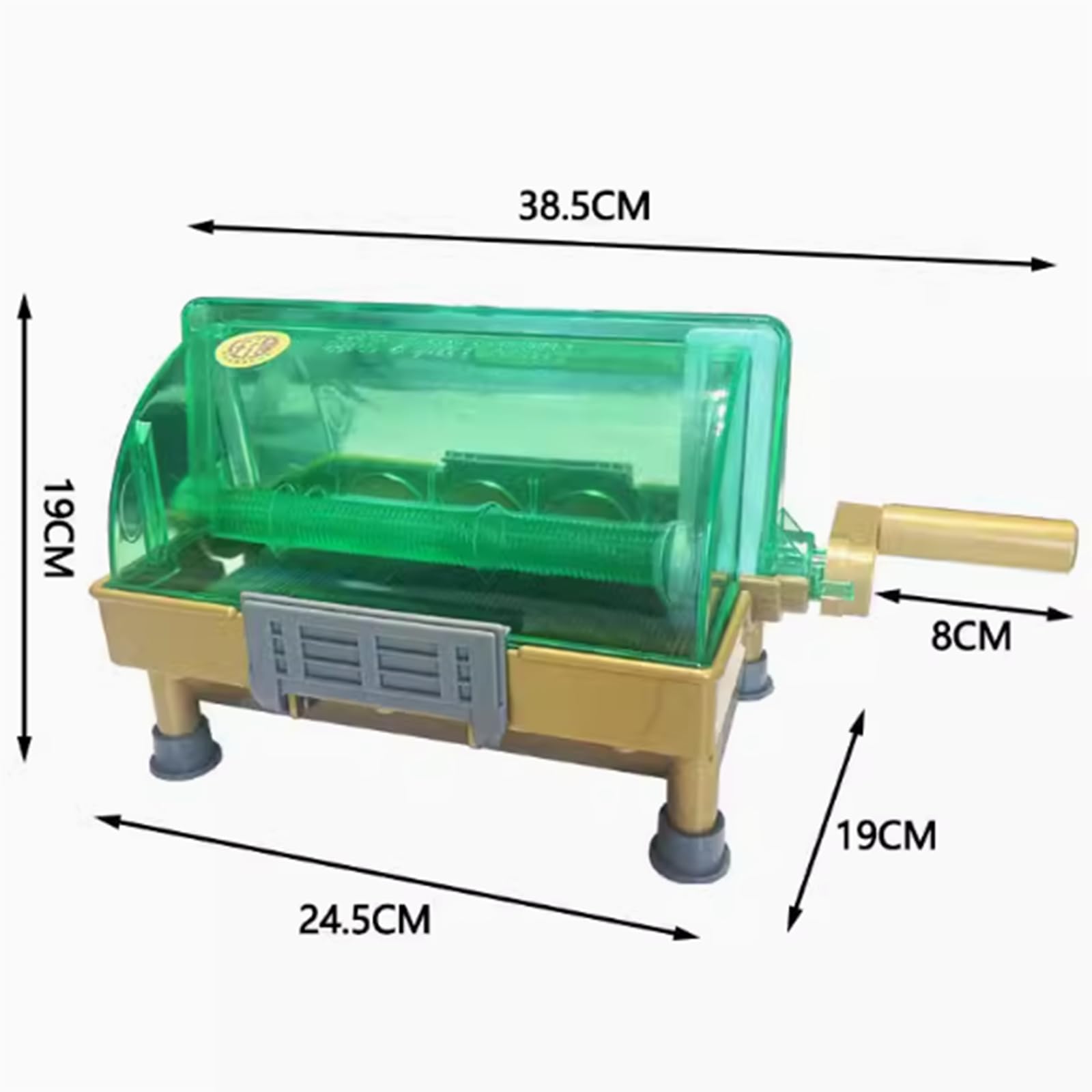 Tritatutto manuale per verdure e cipolle, lama in acciaio inox per peperoni, scalogno, tagliaverdure professionale