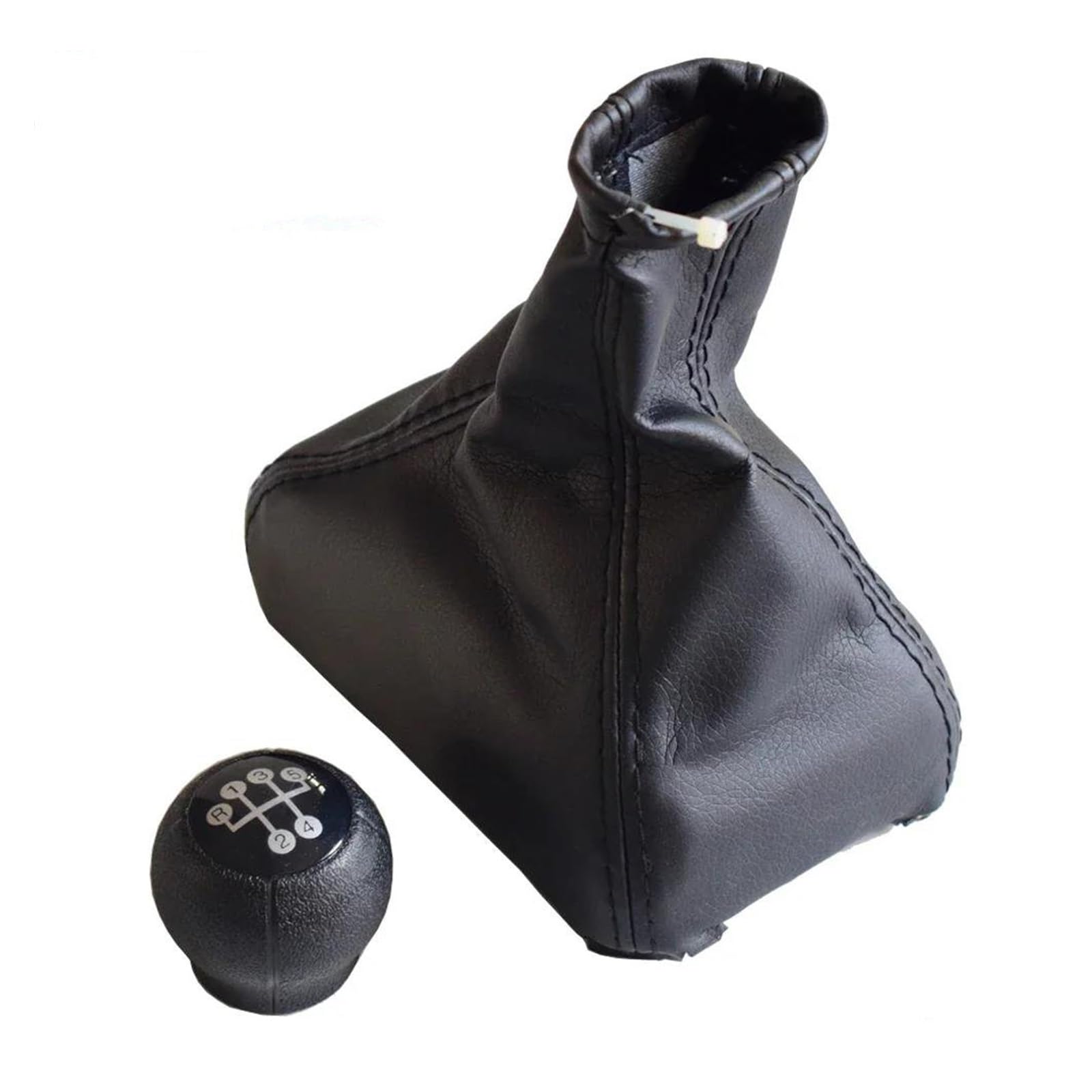 CAVINBDZ for OPEL for Corsa C for TIGRA B for Combo C Manual 5 Speed Gear Shift Knob Leather Gaiter Boot Cover Handbrake Case