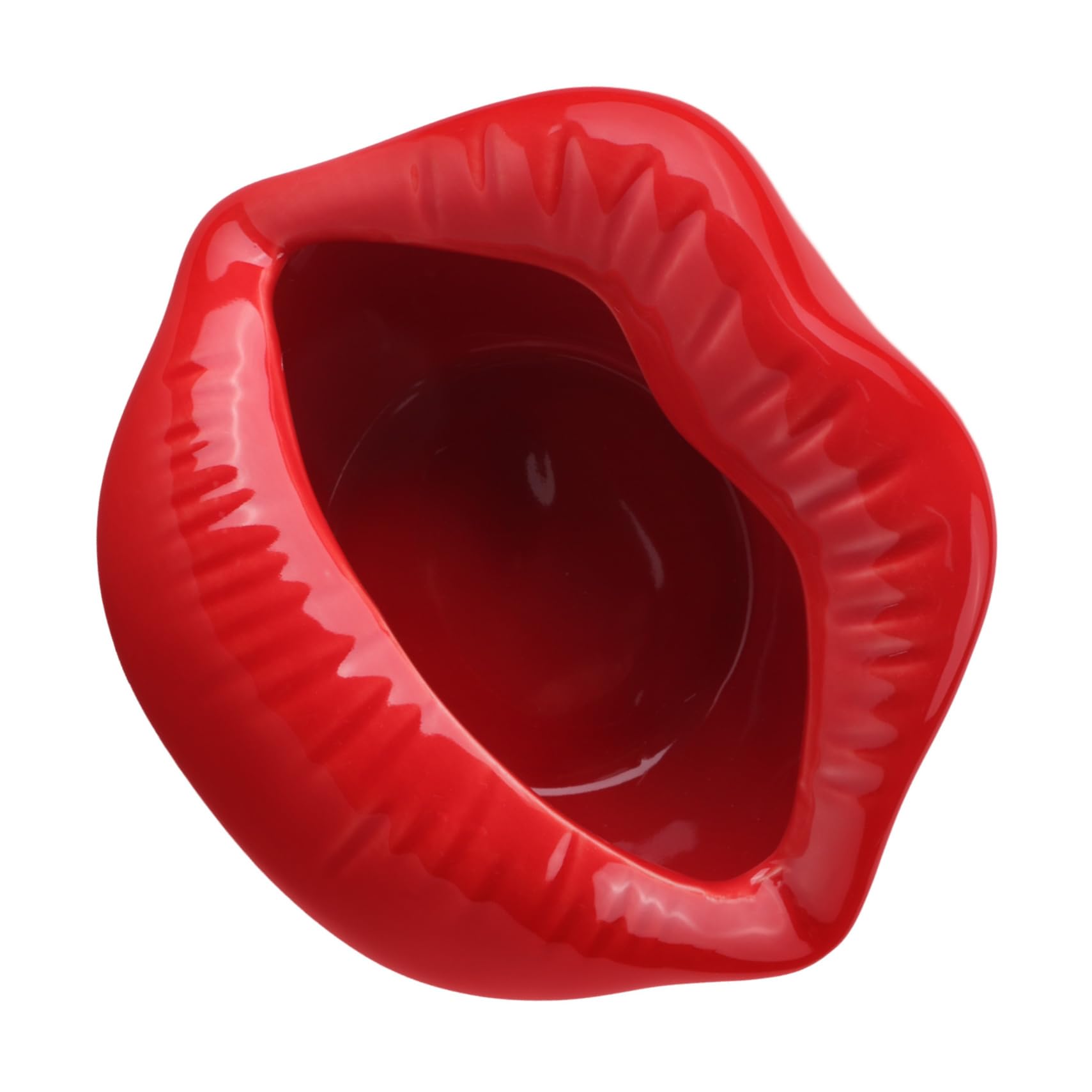 BESPORTBLE Lot De 2 Organiseurs De Maquillage Rotatifs Esthétiques Pour Rouge À Lèvres Plateau De Rangement Organiseurs De Cosmétiques Tubes À Bijoux Céramique Rouge