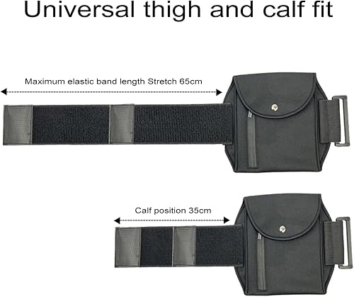 Miniatura 2 de Cinturón de pierna con soporte para bomba de insulina - Estuche ajustable para bomba diabética - Cinturones impermeables para bomba de insulina