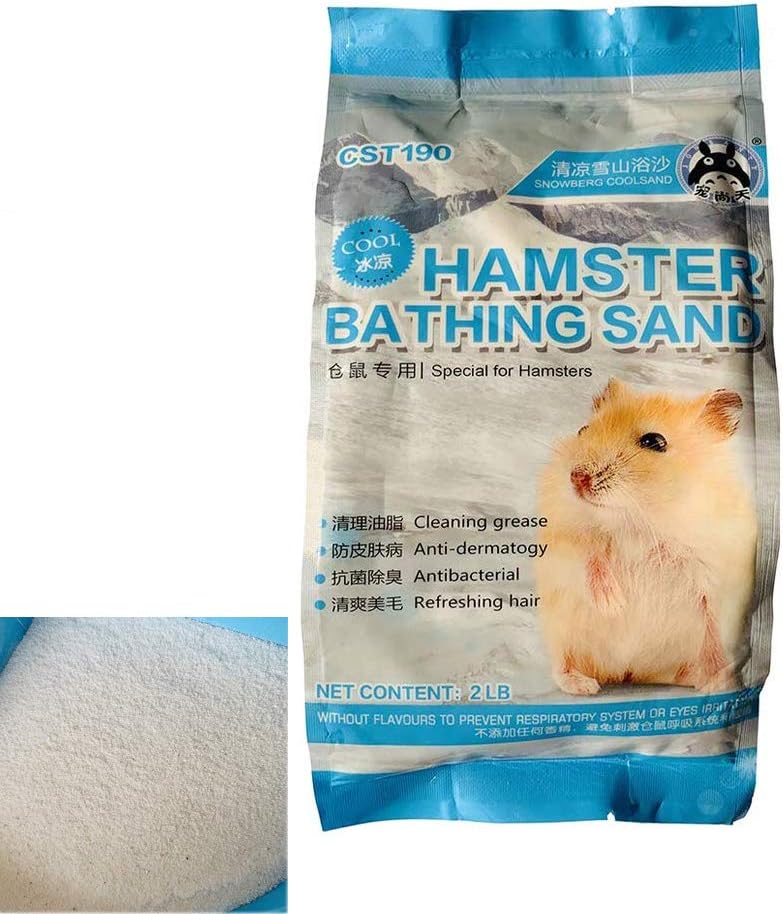 PIVBY Hamster Bathing Sand Tiny Friends Farm Chinchilla Dust Bathing Sand Toys for Bunny Rabbits