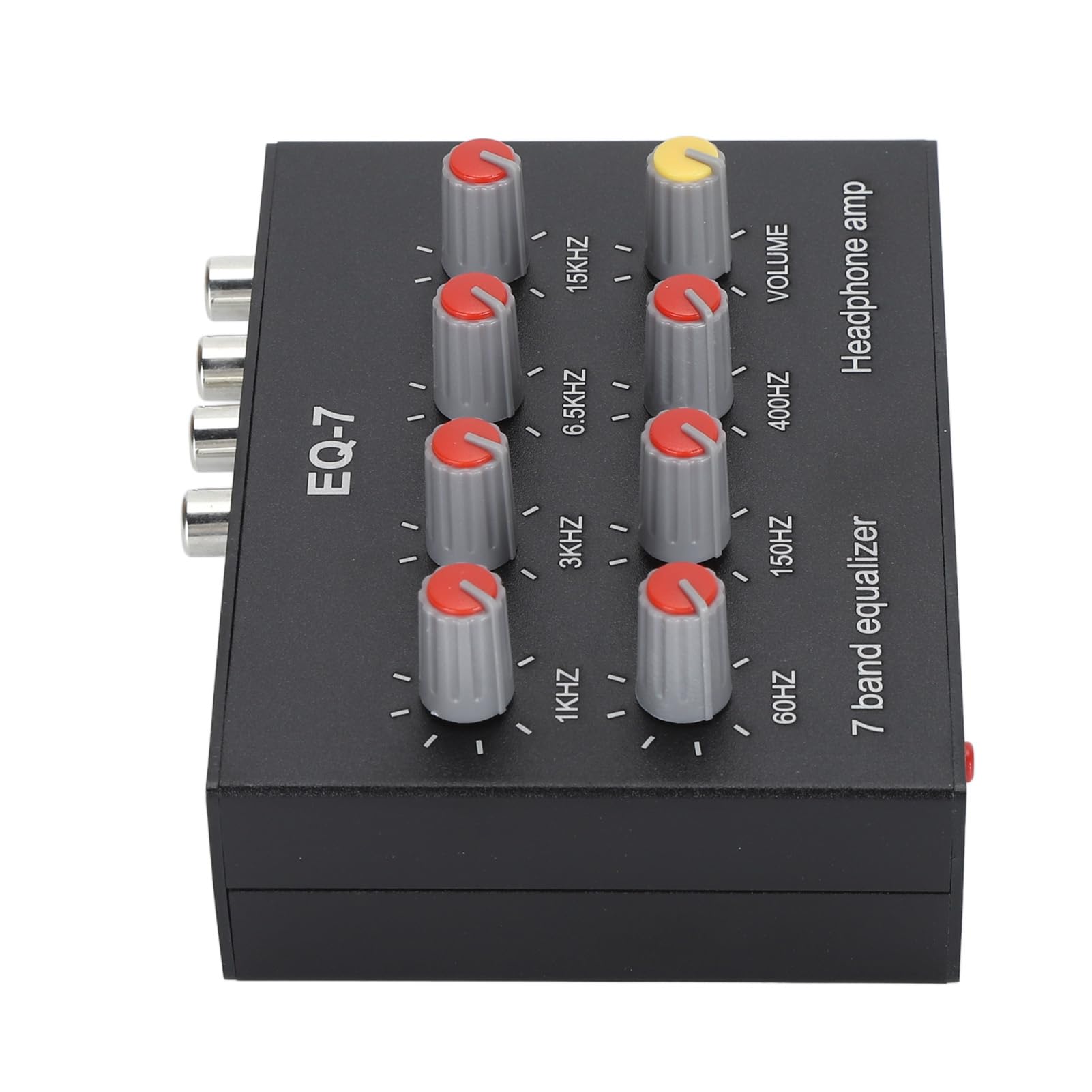 Égaliseur Sonore 7 Bandes, égaliseur Sonore Numérique avec Construction en Alliage d'aluminium, Amplification Puissante, Large Plage de Contrôle et Prise en Charge d'interfaces Multiples