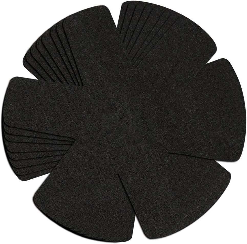 Non-Slip Pot and Pan Protector Pads, Non-Slip Pot And Pan Divider/Separator Pads (8 PCS, Black)