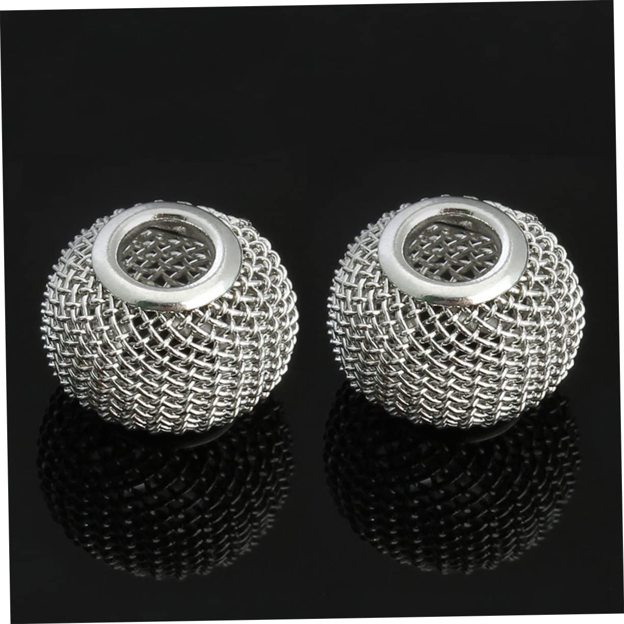 SHINEOFI 100piezas Cuentas Espaciadoras De Aleación Accesorios Para Huecas De Circular Para y Pulseras Aleatorios