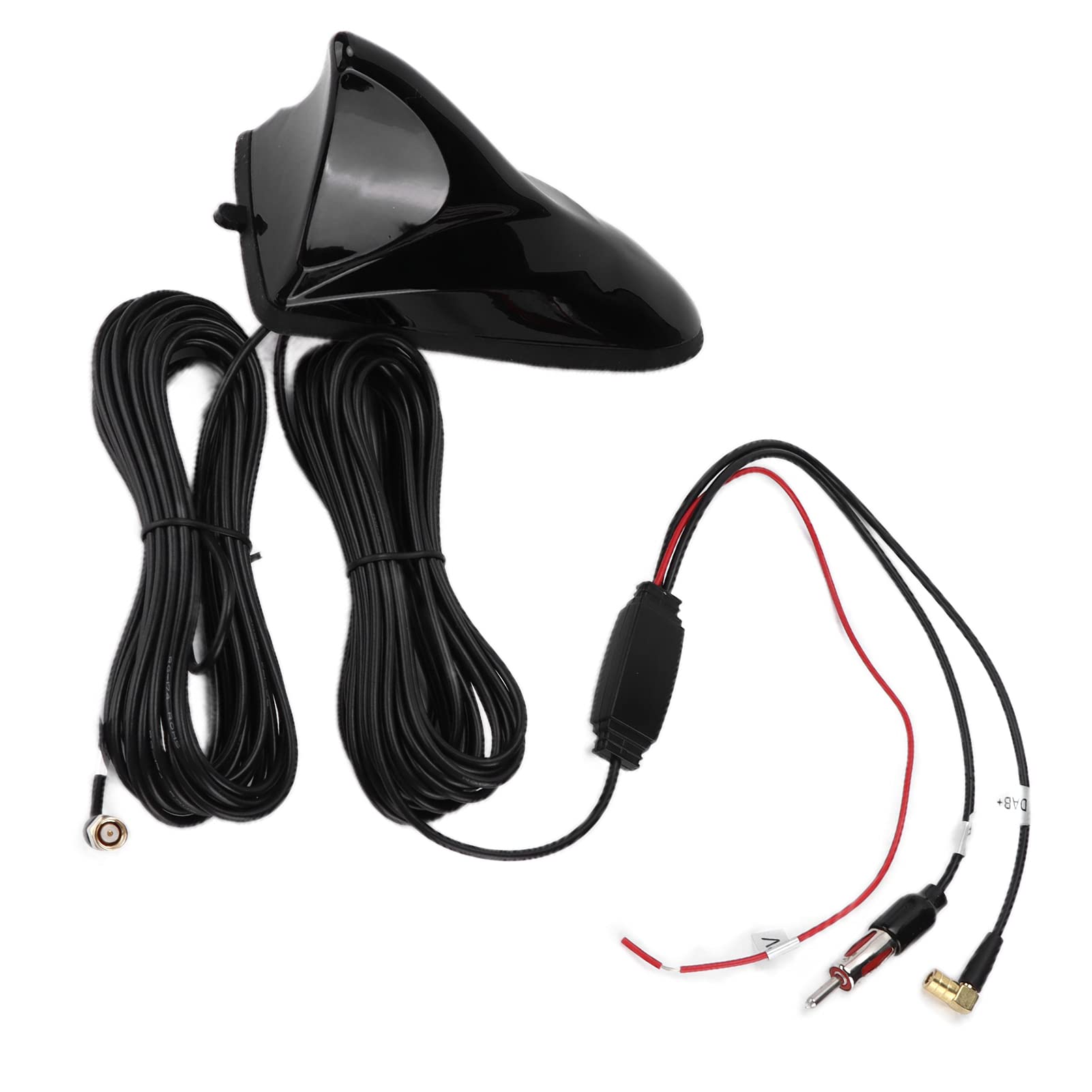 Uniwersalna antena w kształcie płetwy rekina do samochodowego dekodera telewizji cyfrowej, 470-860 MHz, montowany na dachu wzmacniacz sygnału do DAB FM GPS, opływowa antena zastępcza do dekoracji