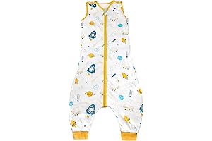 MOEMOE Footless Baby Sleep Sack for Crawlers Toddlers Kids: 100% Cotton Wearable...