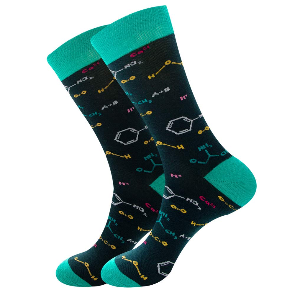 EmaoFun Chaussettes Fantaisie Homme, Chaussettes Originales Motifs Amusantes 40-46