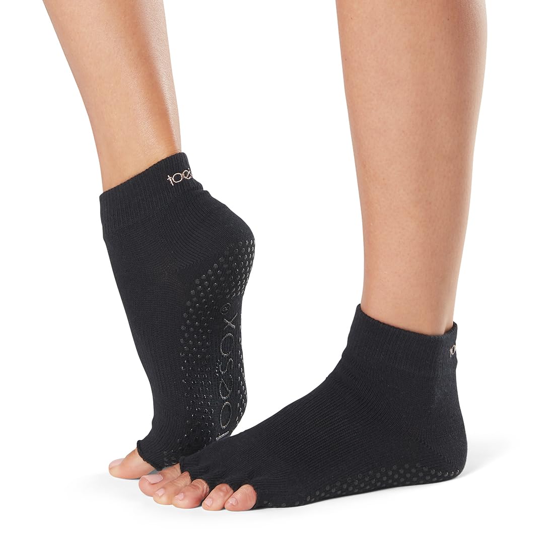 Grip Pilates Barre Socks – Non Slip Ankle Half Toe for Yoga & Ballet