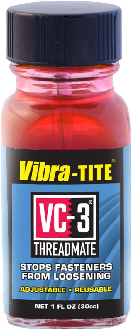 Vibra-TITE VC-3 Threadmate, 30 ml Bottle with Brush Cap Applicator