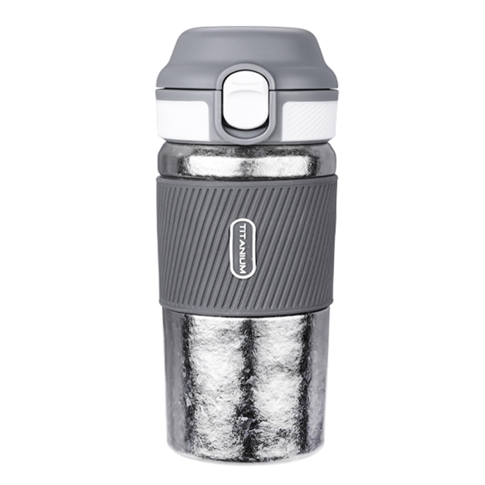 Bediffer Botella de Agua Deportiva Aislada, Taza de Titanio de 380 Ml