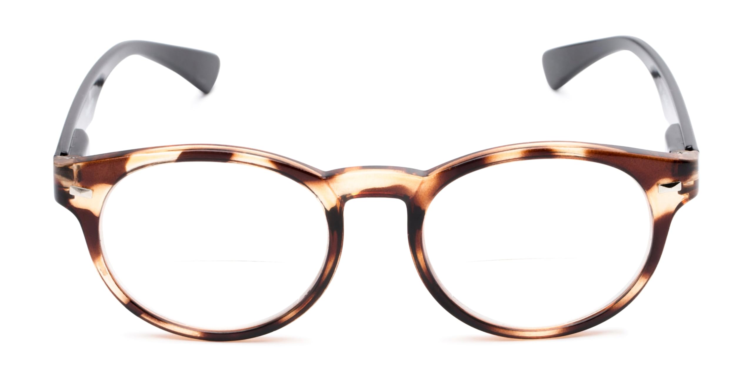 Readers.com Reading Glasses: The Ivy League Bifocal round Style for Men and Women