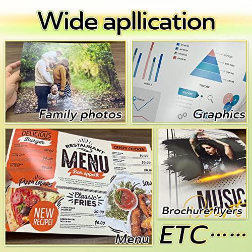 Koala Semi-Glossy Thin Inkjet Photo Paper 8.5X11 Inches 40 Sheets For Brochure Flyer 6 Mil Compatible With Inkjet Printer Use Dye Ink 30Lb #TOP5