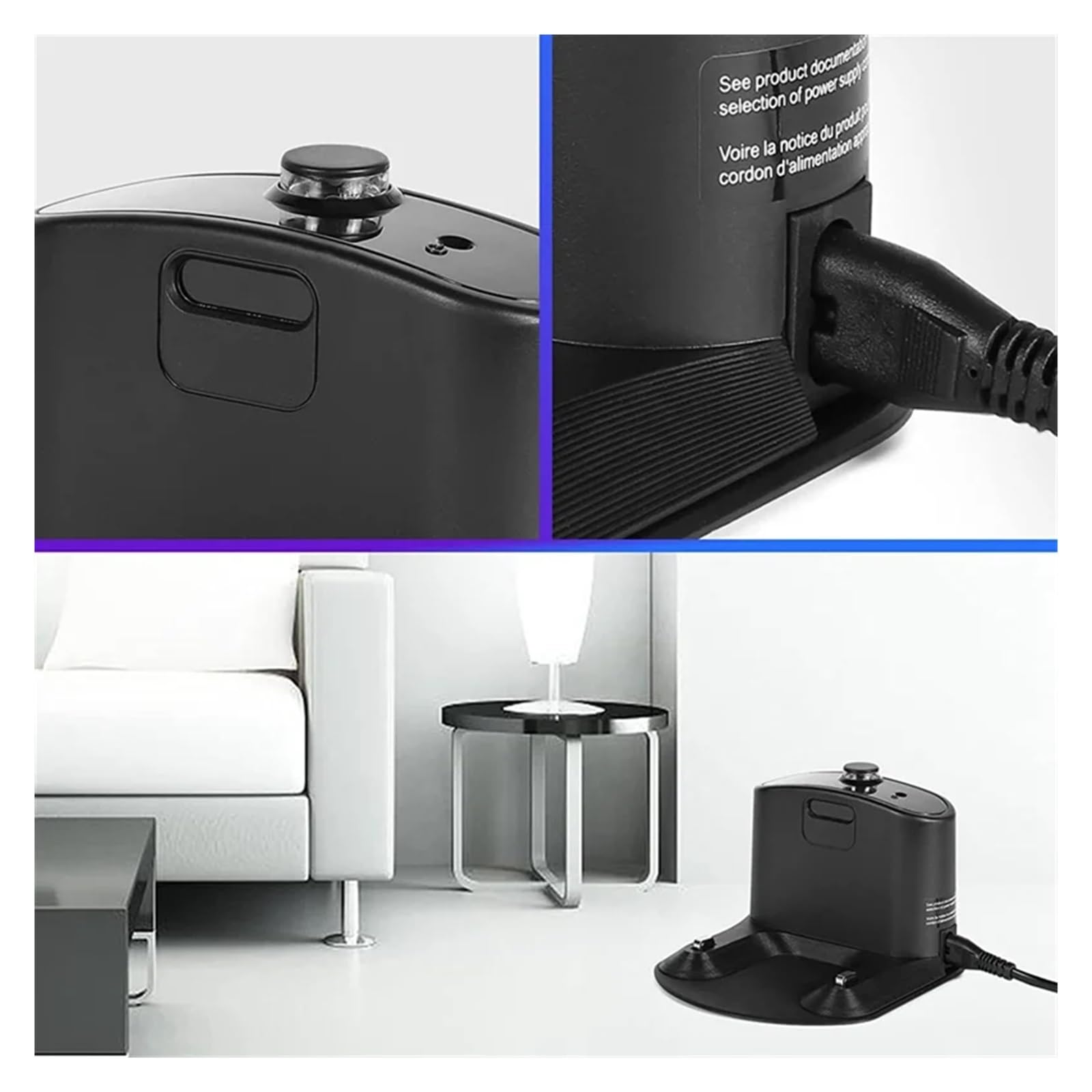 Amazon | ロボット掃除機充電ドックベース、ルンバ、E5 E6 I1 I3 I4 I6