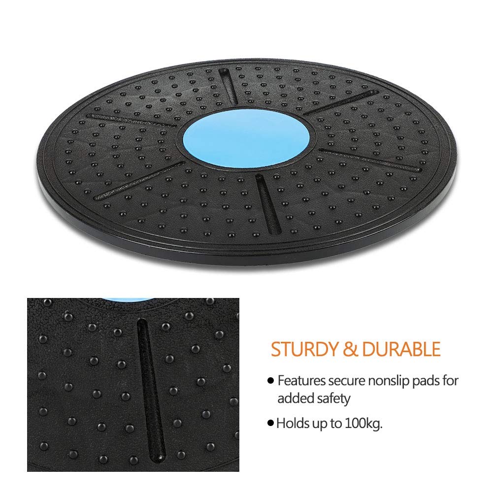 Wobble Balance Board, 37cm Balance Trainer Board Antiscivolo, Core Trainer Balance Stability Board per Riabilitazione Fitness Esercizio Allenamento Yoga