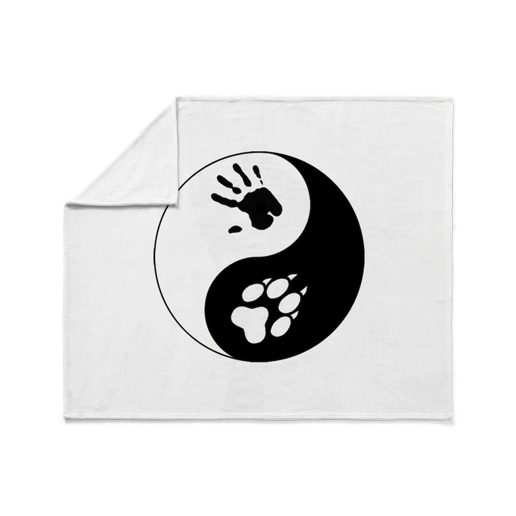 Amazon.com: CafePress Wolf Therian Ying Yang Throw Blanket Super