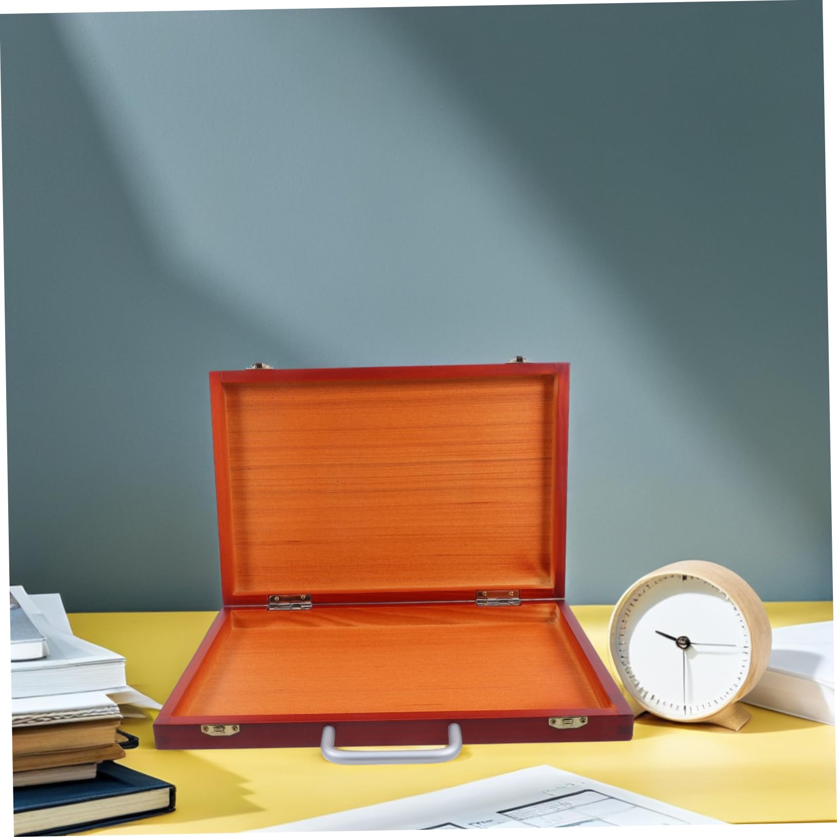 Scatola da Disegno in Legno Portatile, Paint Box Europeo