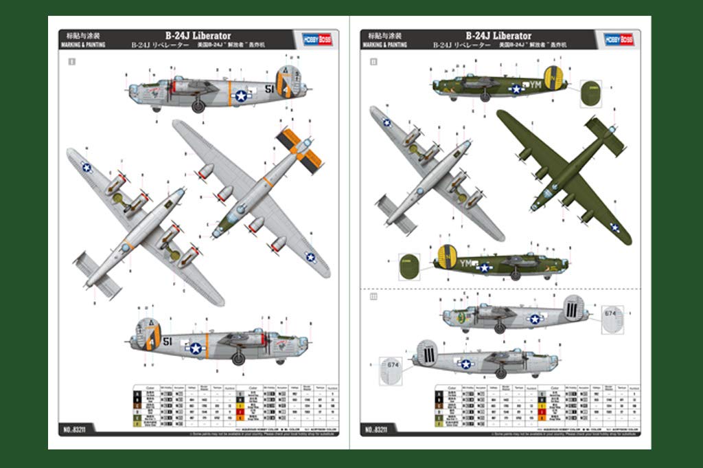 Amazon.com: HBS83211 1:32 Hobby Boss B-24J Liberator [Model