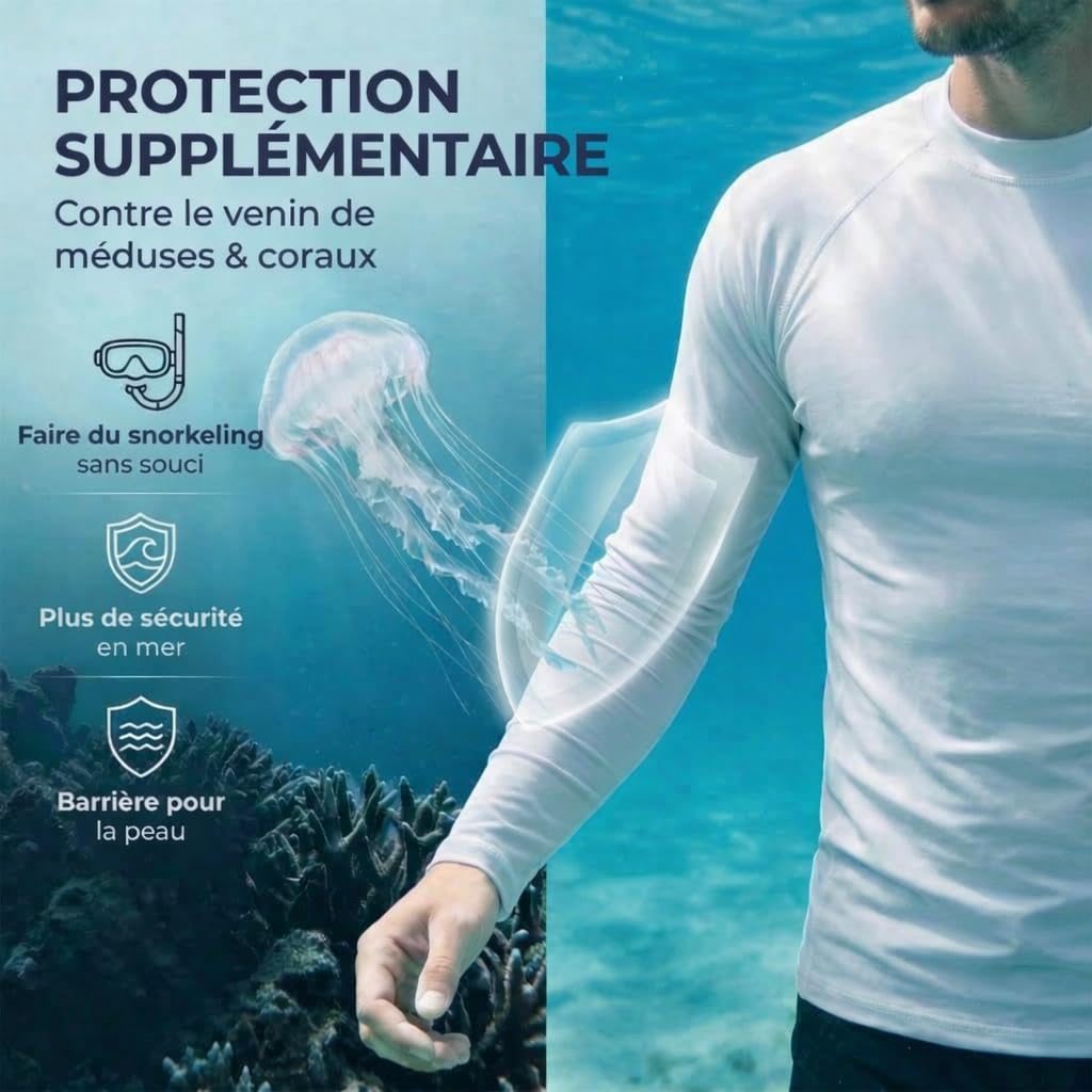 iQ-UV T-Shirt Loose Manches Longues 300, vêtement Anti-UV