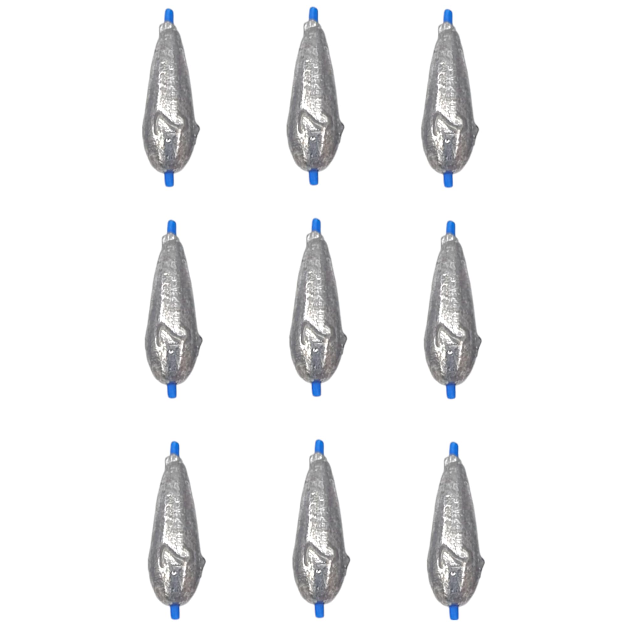 PRO FILSTAR Lot De 4 Plombs De Pêche Inline Olivette - 4 X 8 G