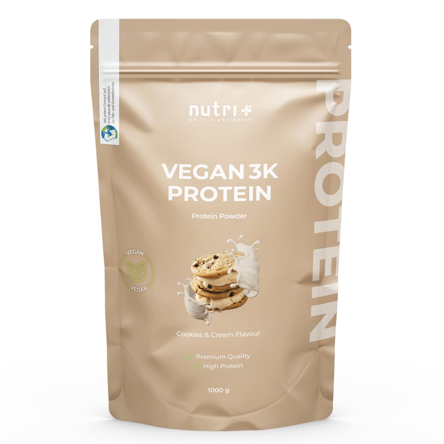 Nutri + Vegan Cookies & Cream 1 kg