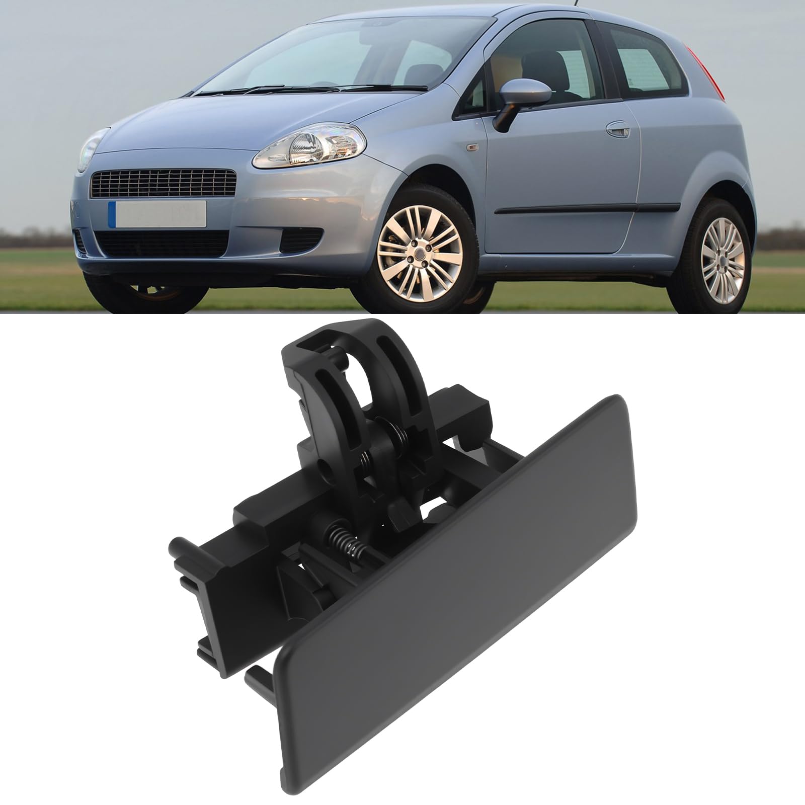 Serratura Maniglia Vano Portaoggetti Auto 735426145 Compatibile Con Fiat Grande Punto 2005-2019