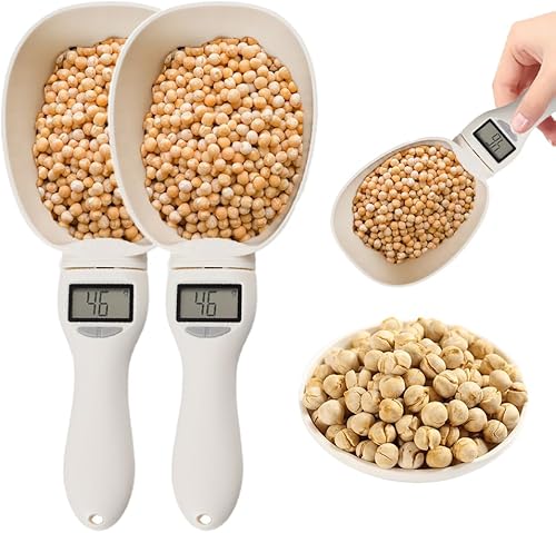 Cuchara medidora digital, báscula de medición digital de alimentos de 28.22 oz0.00 oz de alta precisión con pantalla LCD, cuchara de pesaje para el