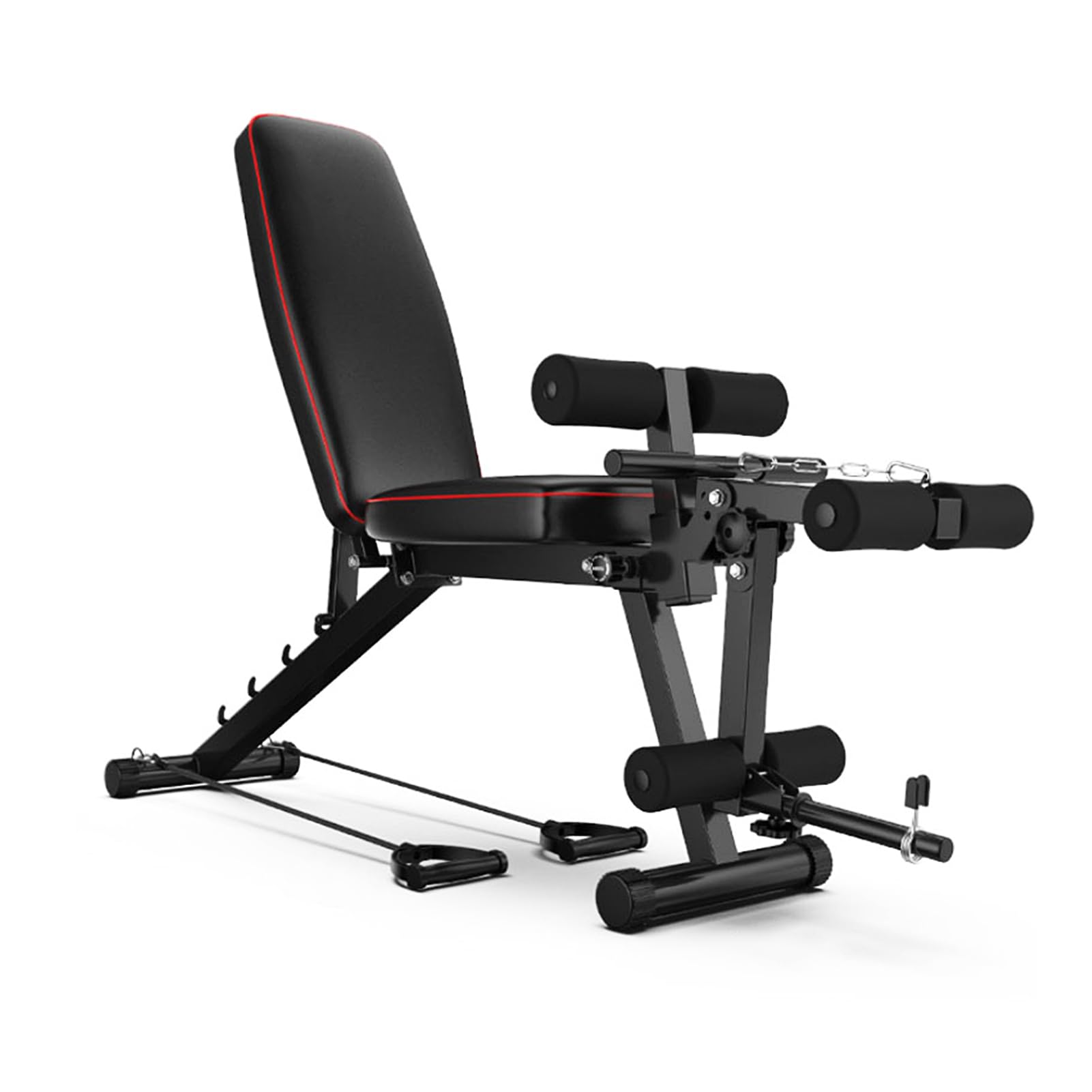 Panca Pesi Pieghevole Regolabile - Multifunzionale Per Allenamento Inclinato, Piatto E Declinato, Casa E Palestra - Foto 9