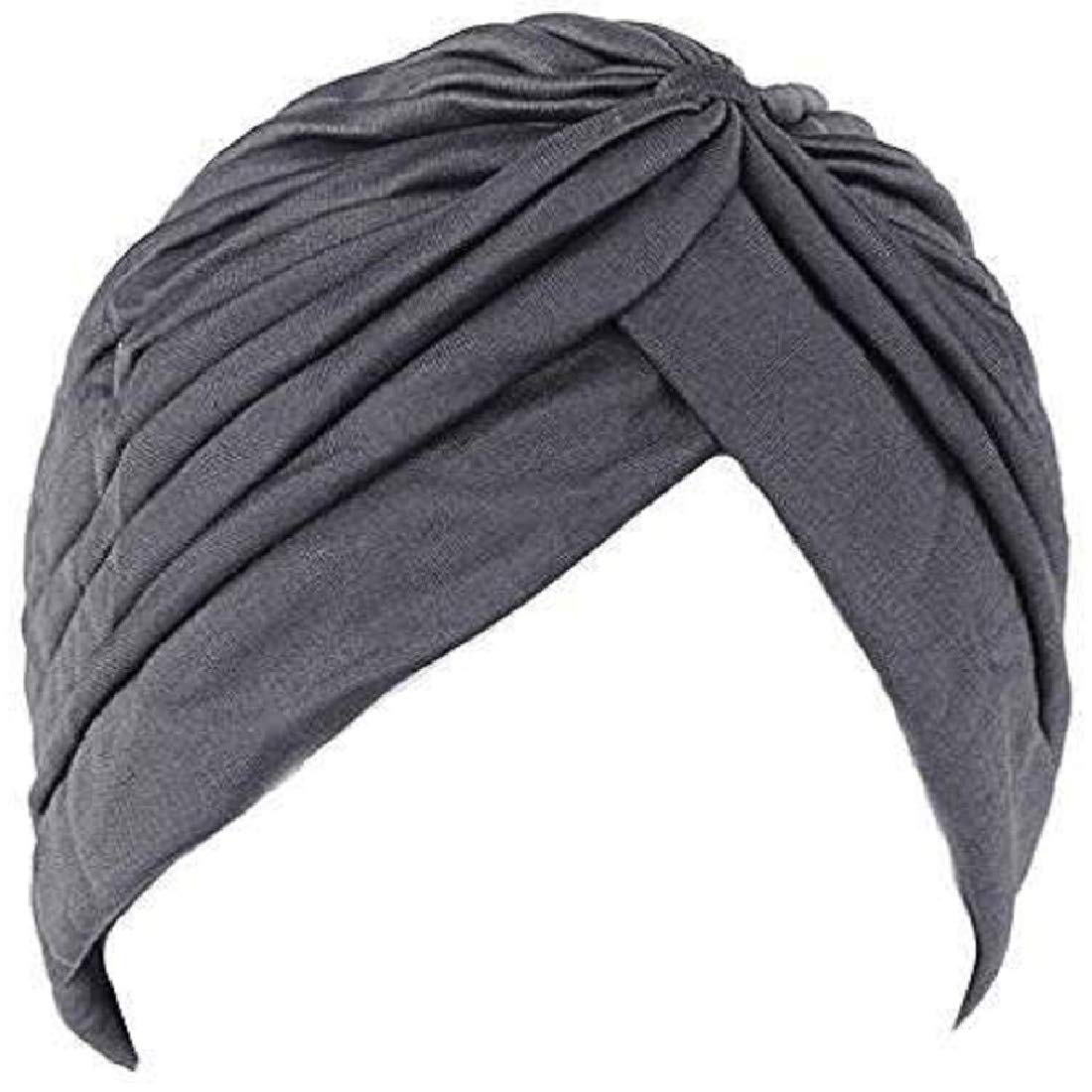 BISMAADHTwisted Pleated Readymade Polyester Turbans/Pagri Cap for Women’s