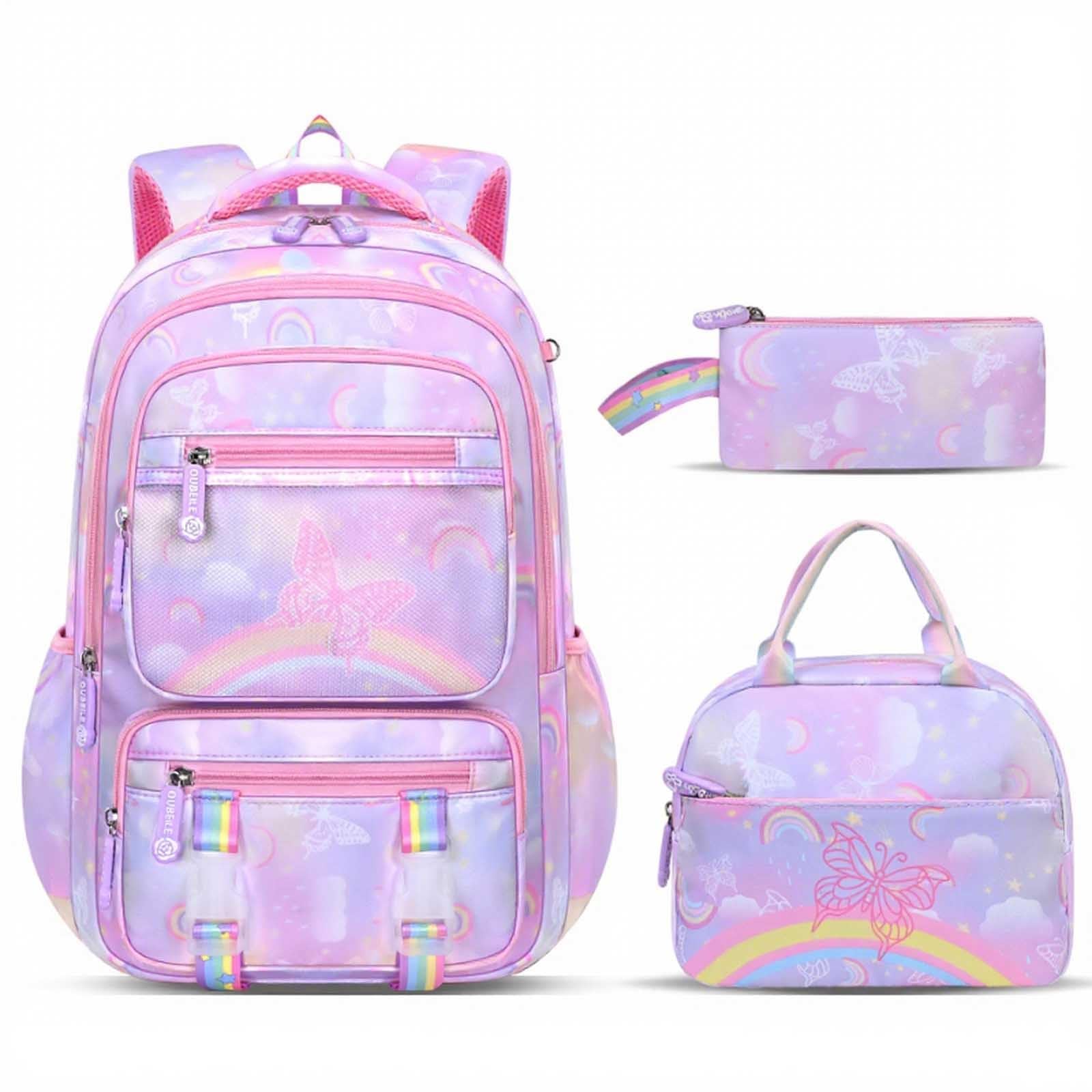 Zaino Scuola Bambina elementari, Zaino Asilo Bimba Back To School | Zainetto Asilo Bimba Tinta Unita E Minimalista Zaino Scuola Media Ragazza Romantico E Sognatore Zaini Scuola Elementare