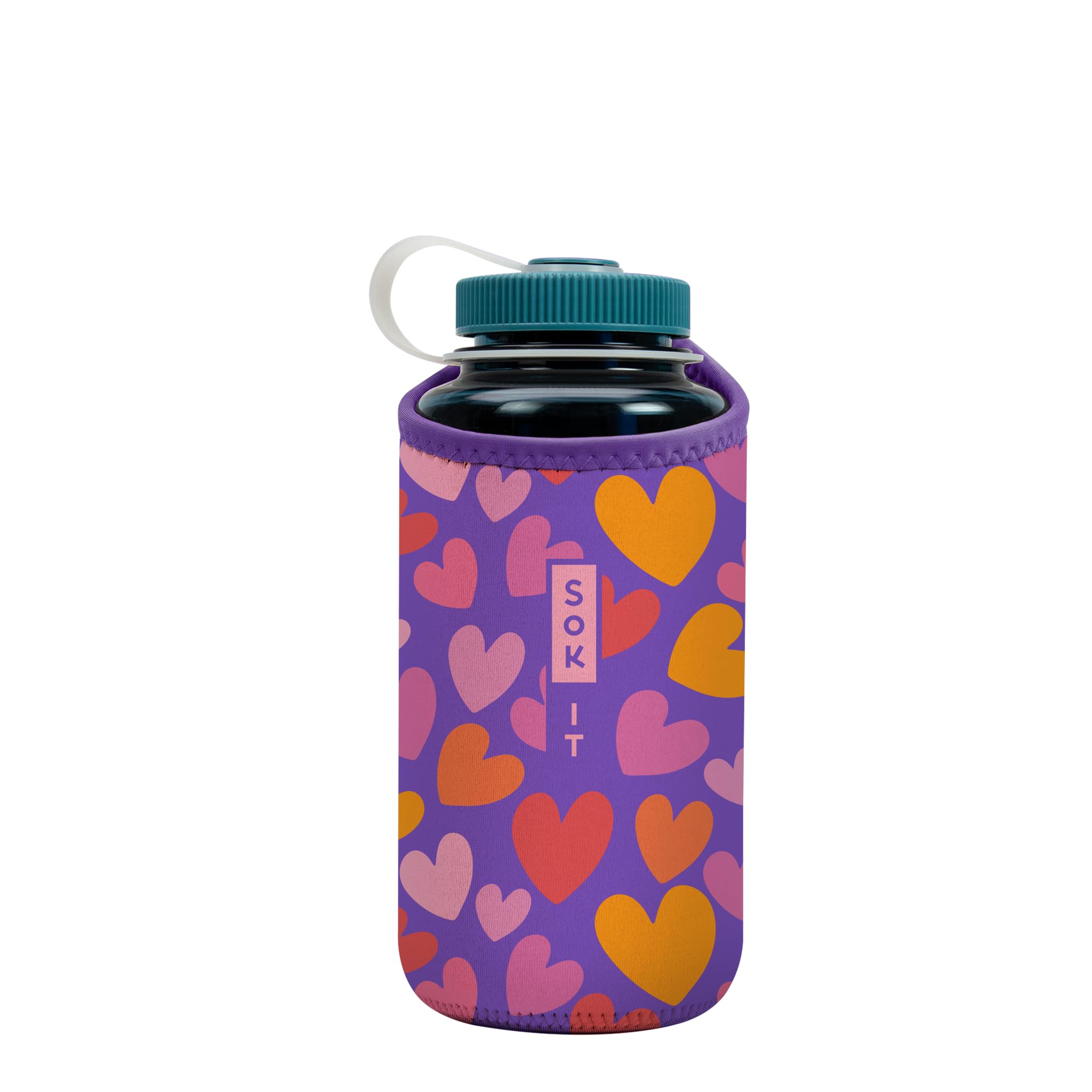 Sok It Botl Sok Insulated Neoprene Water Bottle Sleeve - Fits 32oz Nalgene, Foggy Woods Design