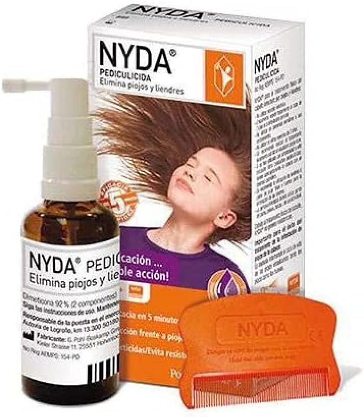 Nyda Pediculicide Spray 50 ml + Lendra