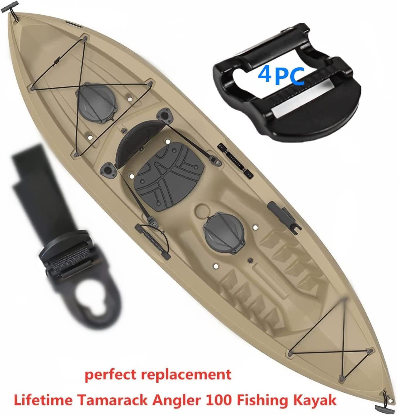 Buy Ophjerg Replacement Lifetime Emotion Kayak Seat Clips Online at