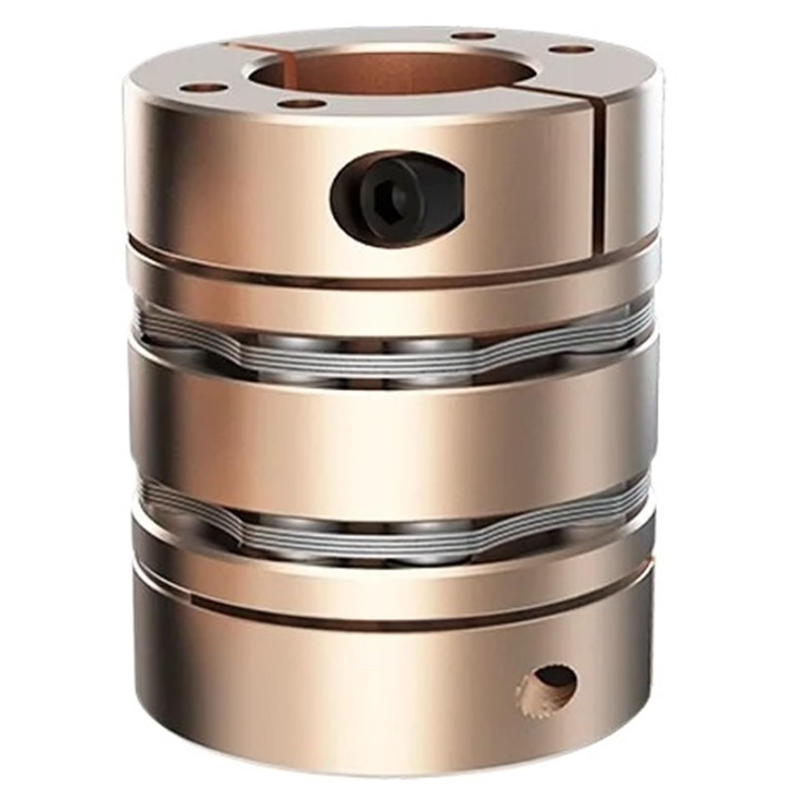 Accouplements à diaphragme de moteur CNC D40L50, Type de pince à Double disque, coupleur d'arbre Flexible