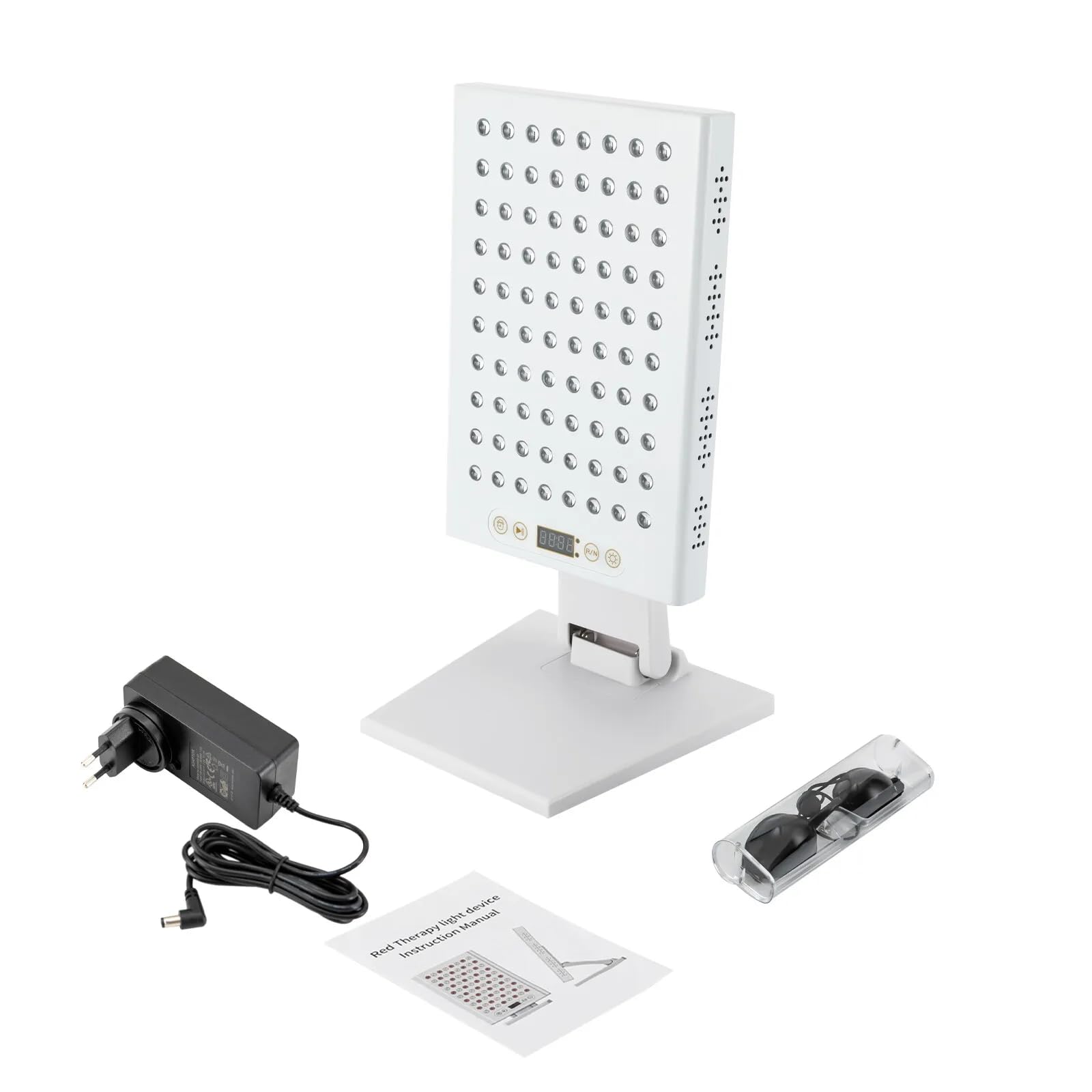 Rotlichtgerät, 80 Led Infrarot-Wärmestrahler Rotlichttherapiegerät 660nm:850nm Infrarotlichttherapie Mit Timer, 3 Helligkeit Verstellbar, Für Gelenk- Und Muskelschmerzlinderung