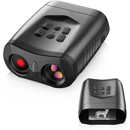 Night Vision Goggles 4K Digital Binoculars for Adults 3'' Large Screen Binoculars Save Photo and Video with 32GB Memory Card & Rechargeable Lithium Battery