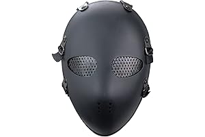 Airsoft Paintball Mask, Tactical BB Gun Classic Style Head Protective Mask