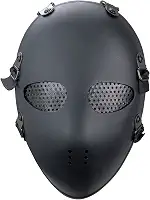 NECHARI Killer Mesh Máscara militar tática Airsoft para Halloween Paintball Game Movie Adereços Festa