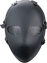 NECHARI Killer Mesh Máscara militar tática Airsoft para Halloween Paintball Game Movie Adereços Festa