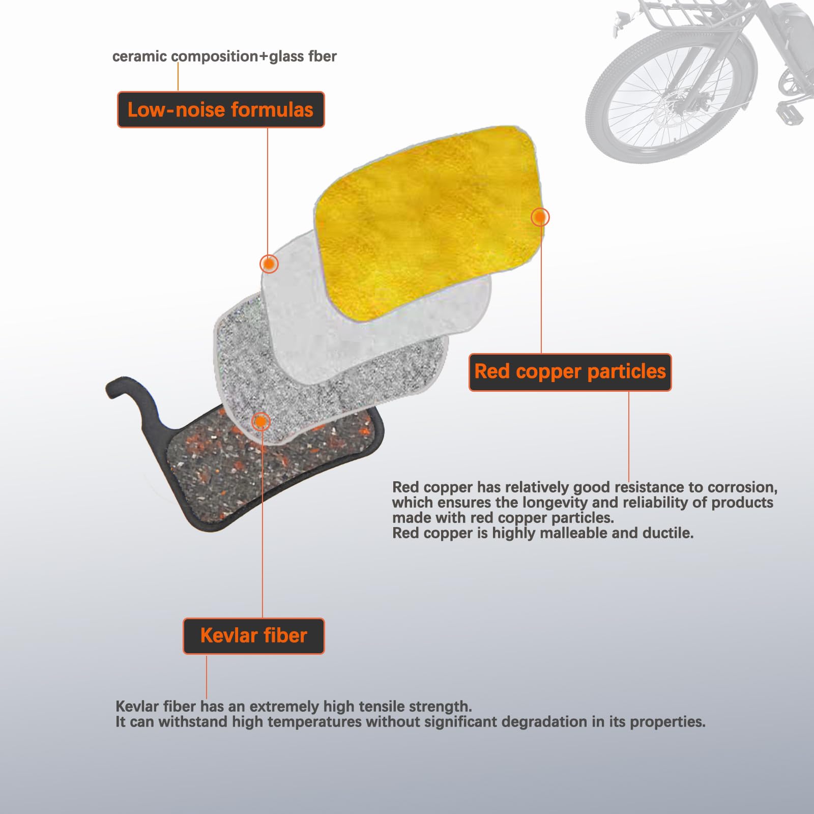 Pastiglie freno a disco per bicicletta per Shimano XTR M965, M966