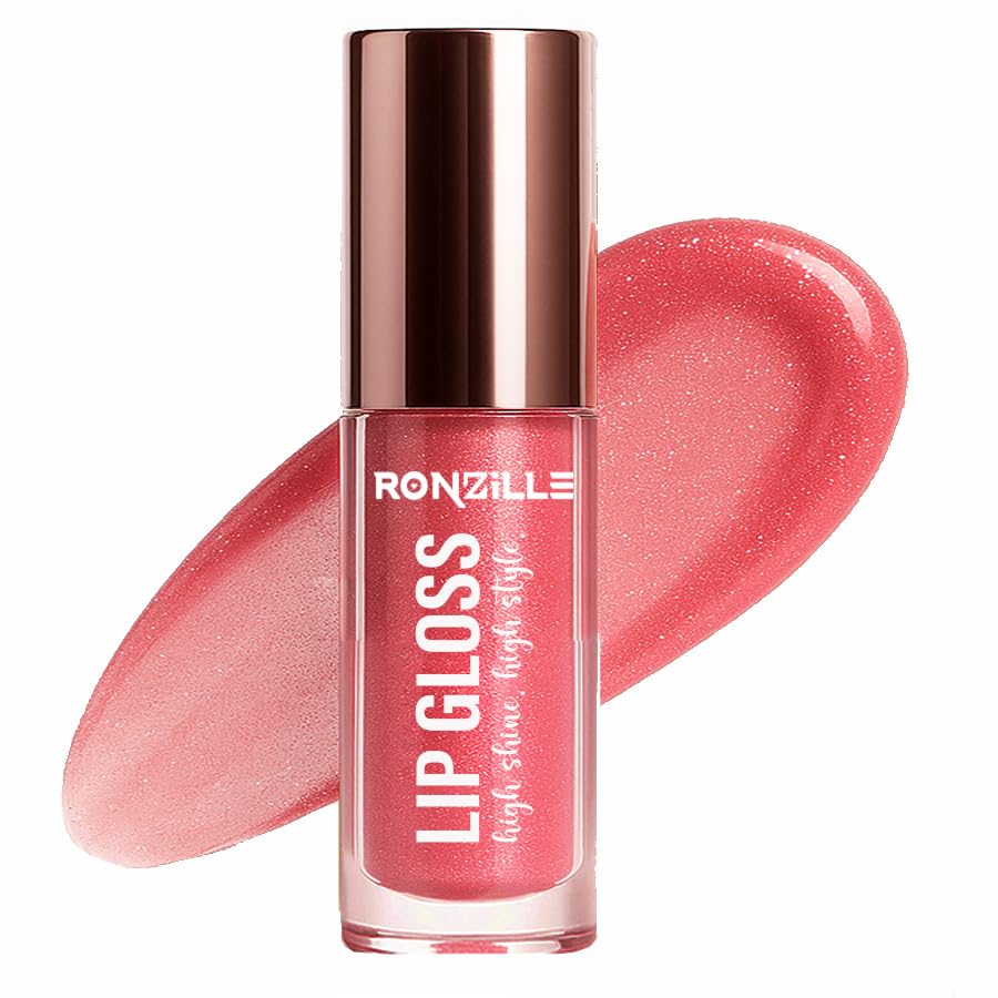 Ronzille Lip Gloss – Flame Kiss | Hydrating Shimmer Lip Gloss for Glossy, Soft & Plump-Looking Lips | Lightweight Non-Sticky Formula | Long-Lasting Shine | 7ml-image-32