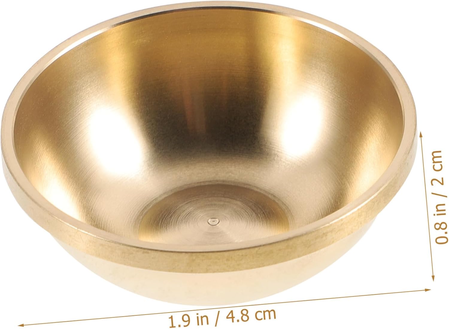 Cabilock 5pcs Tibetan Brass Offering Bowls Decorative Water Cups for Buddhist Worship Lightweight Easy to Clean Practical for Daily Use and Home Decoration