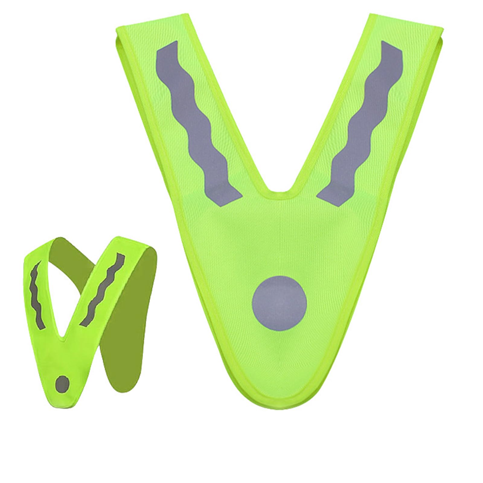 Outdoor Children Reflective Vest Students Polyester Safety Running Cycling Road V Shaped Visibility Night Security Kids Visibility Polyester Reflective Vest For Children Washable Safety Children