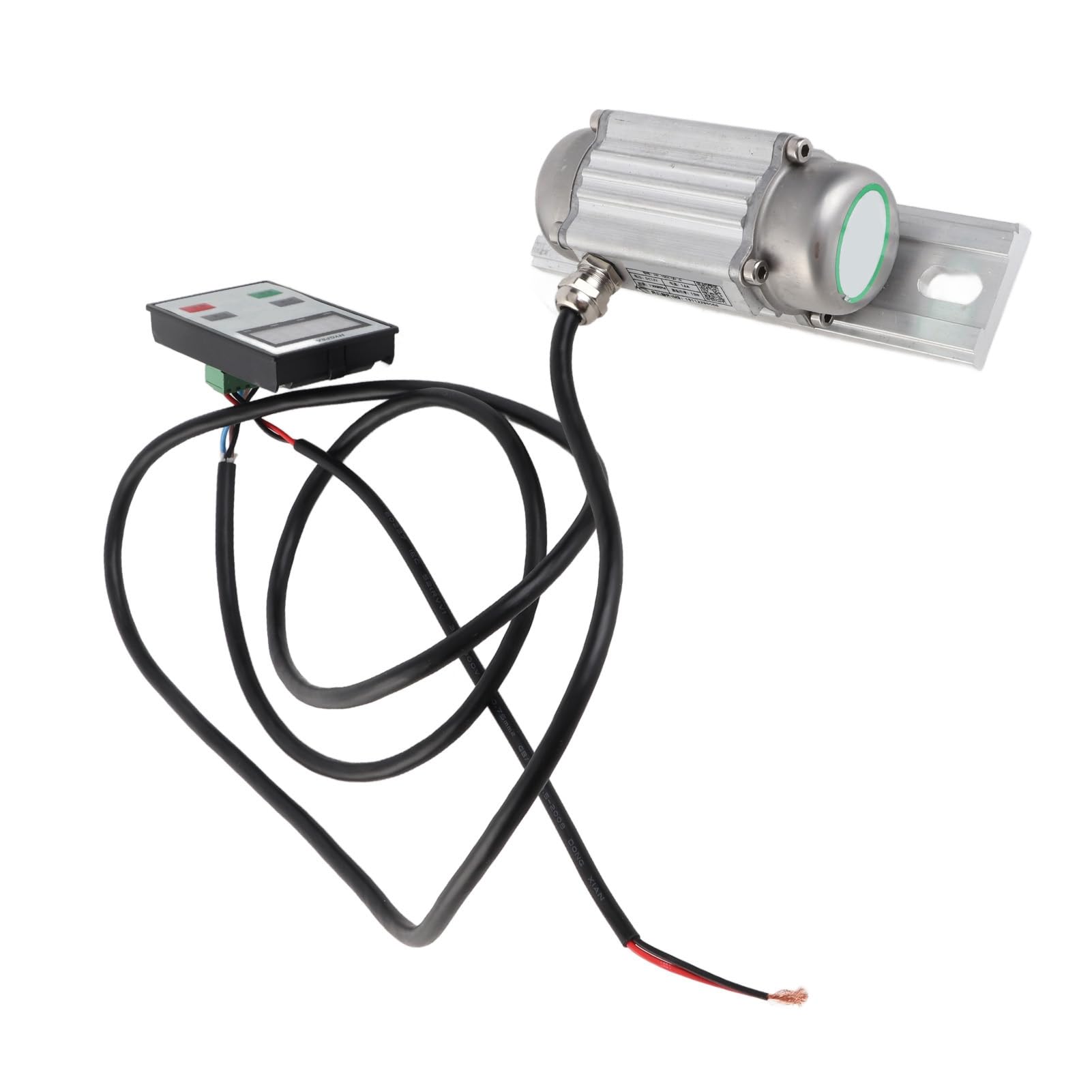 Motore Vibratore per Calcestruzzo, Motore Vibrante Senza Spazzole DC 12V in Lega di Alluminio 7500 Giri/min Display Digitale Regolabile IP65 per Costruzione Schermo Alimentatore Tavolo (10W)