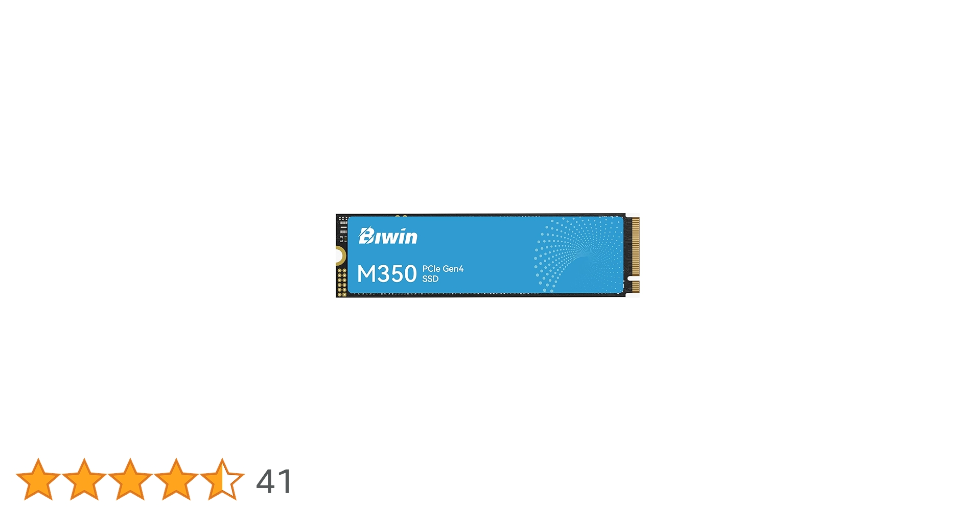 BIWIN M350 1TB SSD, PCIe 4.0 NVMe M.2 SSD, Up to 6,000MB/s