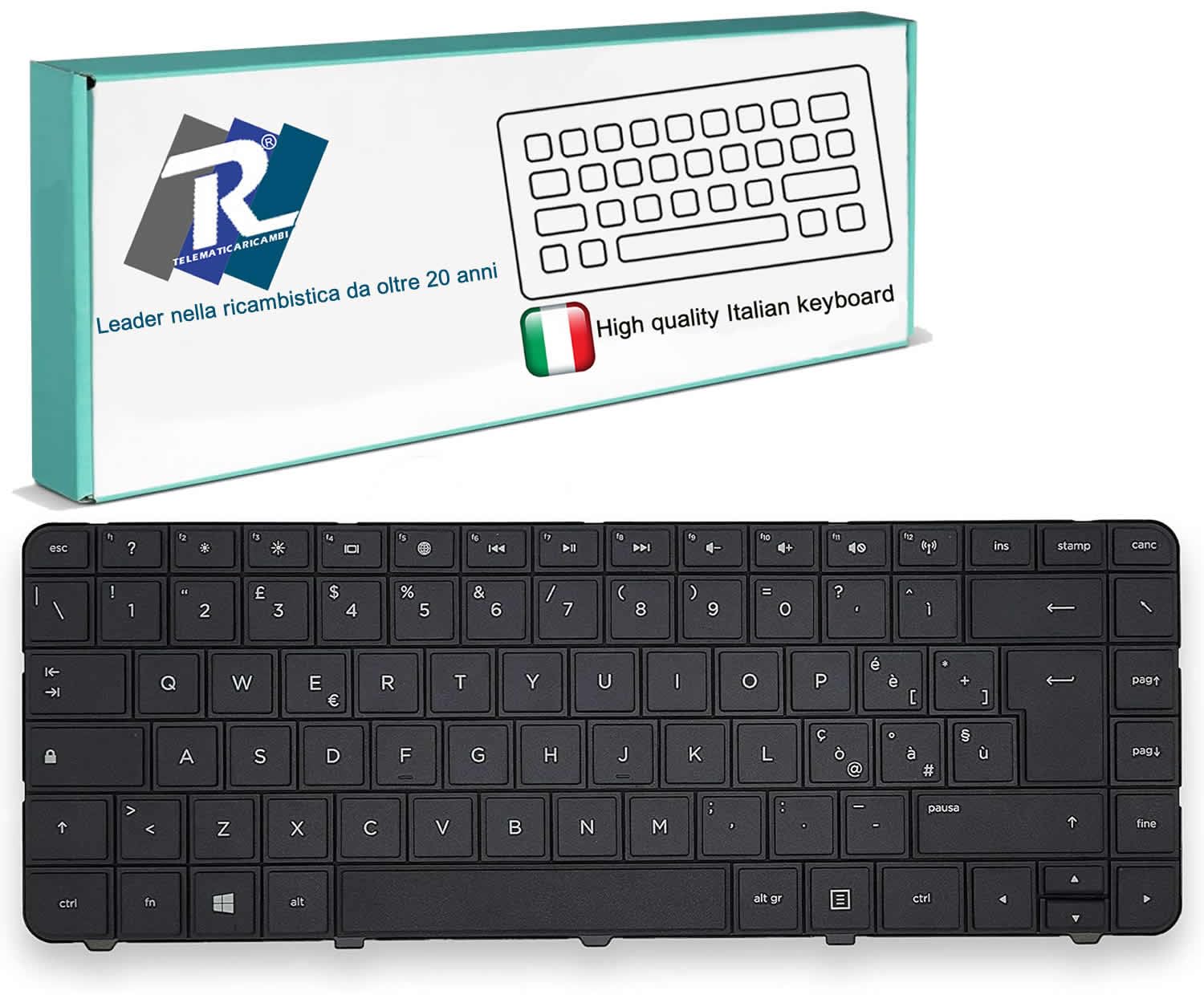 Tastiera Italiana per HP Compaq 250 G1 255 G1 430 630 635 Pavilion G6-1000 240 G1 245 G1 246 G1 Layout IT