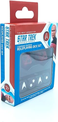 Modiphius Star Trek Adventures - Juego de dados de la división de mando revisado, multicolor