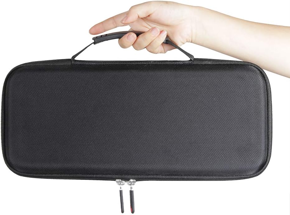 Hermitshell Travel Case for BaBylissPRO Nano Titanium Ultra Thin Straightening Iron(Black+Blue, Blue, 14.4*6.5*2.6 inches